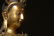 LARGE GILT BRONZE SEATED FIGURE - 6