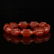 Chinese Red Agate Carving Bracelets