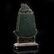 Chinese Hetian Jade Screen With Hardwood Frame - 2