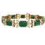 38.13 CTW Royalty Emerald & VS Diamond Bracelet 18K - 3