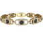 8 CTW Black And White Diamond Bracelet 18K Yellow Gold - 3