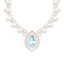 68.1 CTW Royalty Sky Topaz & VS Diamond Necklace 18K - 2