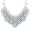 32.62 CTW Royalty Sky Topaz & VS Diamond Necklace 18K