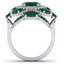 9.86 CTW Royalty Designer Emerald & VS Diamond Ring 18K - 2