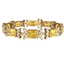 35.21 CTW Royalty Canary Citrine & VS Diamond Bracelet - 3