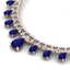 56.94 CTW Royalty Sapphire & VS Diamond Necklace 18K - 2