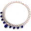 56.94 CTW Royalty Sapphire & VS Diamond Necklace 18K - 3