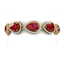 28.31 CTW Royalty Ruby & VS Diamond Bracelet 18K Yellow