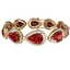 28.31 CTW Royalty Ruby & VS Diamond Bracelet 18K Yellow - 3