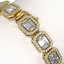 16.72 CTW Emerald Cut Diamond Designer Bracelet 18K - 3