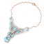 38.14 CTW Royalty Sky Topaz & VS Diamond Necklace 18K - 3