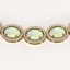 42.29 CTW Opal & Diamond Halo Necklace 10K Yellow Gold - 3
