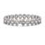 18.55 CTW Pear Diamond Designer Bracelet 18K White Gold - 2