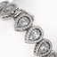 18.55 CTW Pear Diamond Designer Bracelet 18K White Gold - 3