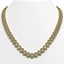 42.56 CTW Oval Diamond Designer Necklace 18K Yellow
