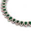 33.4 CTW Royalty Emerald & VS Diamond Necklace 18K Rose - 2