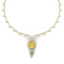 23.02 CTW Royalty Canary Citrine & VS Diamond Necklace