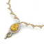 23.02 CTW Royalty Canary Citrine & VS Diamond Necklace - 2