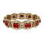 43.87 CTW Royalty Ruby & VS Diamond Bracelet 18K Yellow - 3