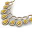 29.42 CTW Royalty Canary Citrine & VS Diamond Necklace - 2