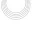 60 CTW Certified VS/SI Diamond Love Necklace 18K White