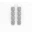 6.08 CTW Emerald Cut Diamond Designer Earrings 18K