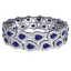 20.1 CTW Royalty Sapphire & VS Diamond Bracelet 18K - 3