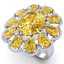 18.53 CTW Royalty Canary Citrine & VS Diamond Ring 18K
