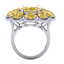18.53 CTW Royalty Canary Citrine & VS Diamond Ring 18K - 3