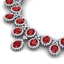 81 CTW Royalty Designer Ruby & VS Diamond Necklace 18K - 2