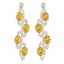 13.32 CTW Royalty Canary Citrine & VS Diamond Earrings