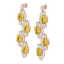 13.32 CTW Royalty Canary Citrine & VS Diamond Earrings - 2