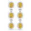 19.06 CTW Royalty Canary Citrine & VS Diamond Earrings