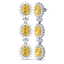19.06 CTW Royalty Canary Citrine & VS Diamond Earrings - 3