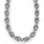 40 CTW Princess SI Certified Diamond Necklace 14K Rose - 2