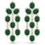 26.15 CTW Royalty Emerald & VS Diamond Earrings 18K