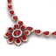 30.70 CTW Royalty Ruby & VS Diamond Necklace 18K Rose - 2