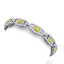 8 CTW SI/I Fancy Yellow And White Diamond Bracelet 18K