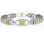 8 CTW SI/I Fancy Yellow And White Diamond Bracelet 18K - 3