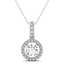 2.33 CTW Certified SI Diamond Solitaire Necklace 14K - 2