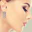 5.92 CTW Marquise Diamond Designer Earrings 18K White - 3
