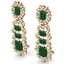 30.25 CTW Royalty Emerald & VS Diamond Earrings 18K - 2