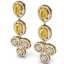 8.15 CTW Royalty Canary Citrine & VS Diamond Earrings - 2