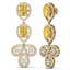 8.15 CTW Royalty Canary Citrine & VS Diamond Earrings - 3