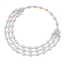 84.57 CTW Royalty Sky Topaz & VS Diamond Necklace 18K - 3