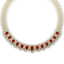 33.4 CTW Royalty Designer Ruby & VS Diamond Necklace