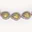 36.8 CTW Fancy Citrine & Diamond Halo Necklace 10K - 2