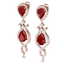 16.57 CTW Royalty Designer Ruby & VS Diamond Earrings - 2
