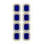 20.59 CTW Sapphire & Diamond Halo Earrings 10K Yellow