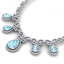 40.45 CTW Royalty Sky Topaz & VS Diamond Necklace 18K - 2